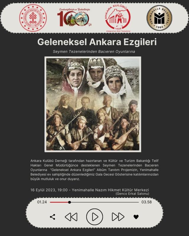 Geleneksel Ankara Ezgileri Albüm Tanıtım Konseri